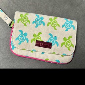 Bungalow 360 Canvas Wristlet.